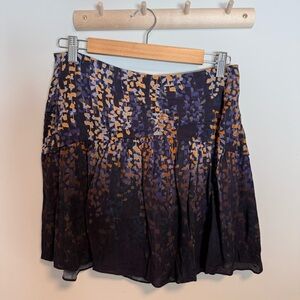 Reiss Elegant Black and Purple Women's Skirt